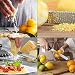 Lime - Lemon Squeezer Stainless Steel Professional Citrus Juicer Hand Held Fruit Press, Best Kitchen Gadget DC-LS-SS By Delightful Chef