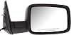 JC Whitney Passenger Side Power Heated Mirror for Ram 1500 2011-2013 Textured JDG61ER