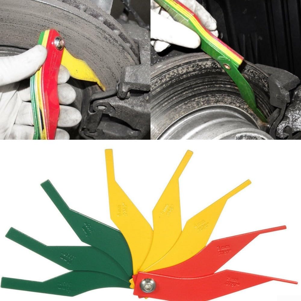 Strumento essenziale per misurare lo spessore delle pastiglie dei freni automobilistiche
