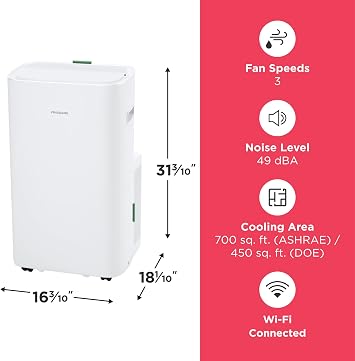 Frigidaire 14k Portable w/Wifi
