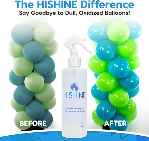 Miniatura 3 de Hi-Shine - Aerosol para globos de 8 onzas, brillo instantáneo y acabado vibrante, mejora la decoración de fiestas, cumpleaños, bodas, eventos