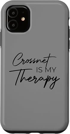 iPhone 11 Crossnet is my therapy Case