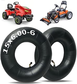 2 PCS Schlauch 15x6.00-6 Winkelventil TR‑87 Schläuch, für Luftrad mit Starke Tragfähigkeit,Ersatzschlauch, Gebogenem Ventilschaft Schiebekarre Innen, für Rasenmäher Schubkarren Mäher Handwagen