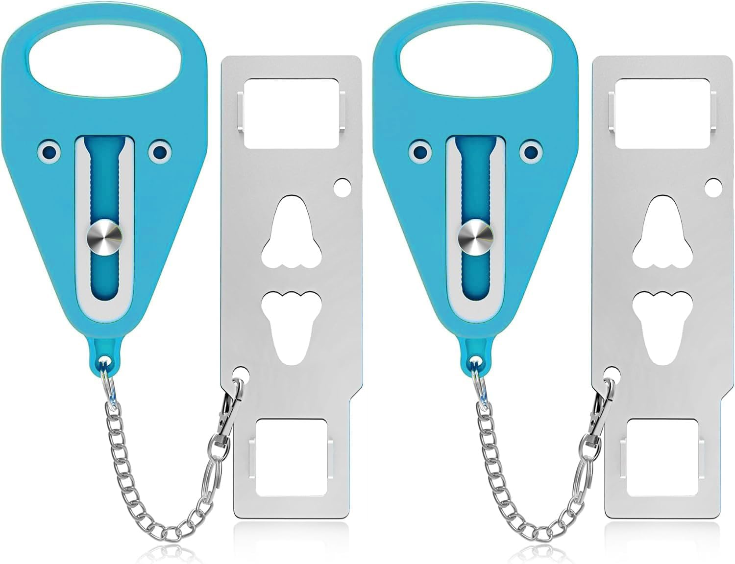 Travel Door Lock 2-Pack – Secure Hotel & Home Safety Locks (Blue) Travel Door Lock 2-Pack – Secure Hotel & Home Safety Locks (Blue)