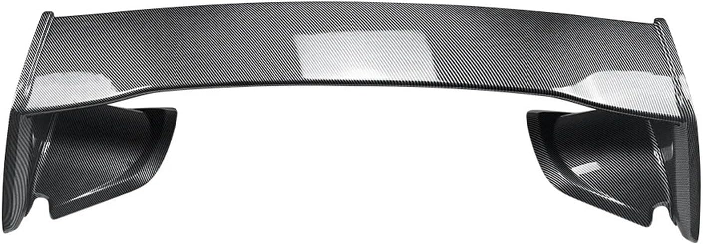 Roof Wing Exterior Styling Body Kits Upgrade Compatible for Subaru WRX STI VA 2015-2021 Carbon Fiber Look Rear Trunk Spoiler(Carbon Look)