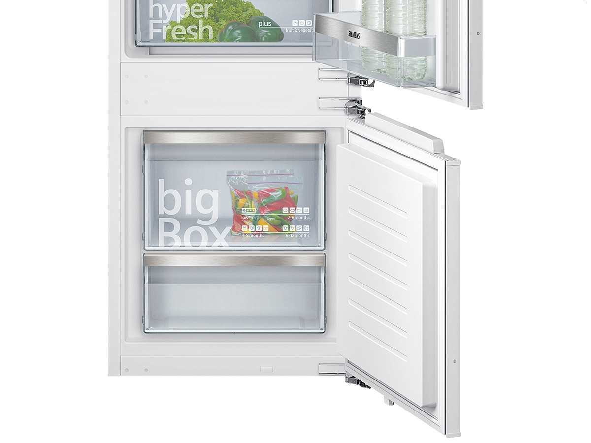 Siemens KI87SAF30 iQ500 Réfrigérateur-congélateur encastrable/A++ / Réfrigérateur : 211 L/Congélateur : 61 L/Éclairage LED/Technique de charnière plate