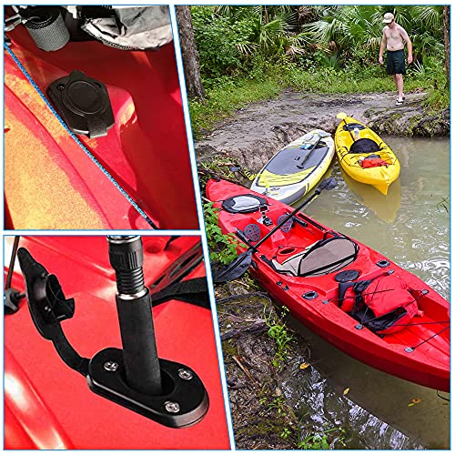 GOLRISEN 2 Pezzi Portacanne da Barca Supporto per