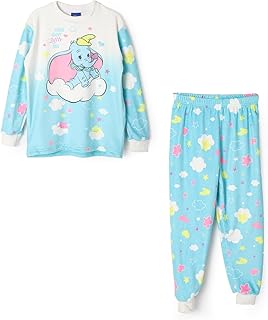 بيجامة قطيفة من الصوف الناعم الممشط من دامبو (4 سنوات) (8 سنوات)