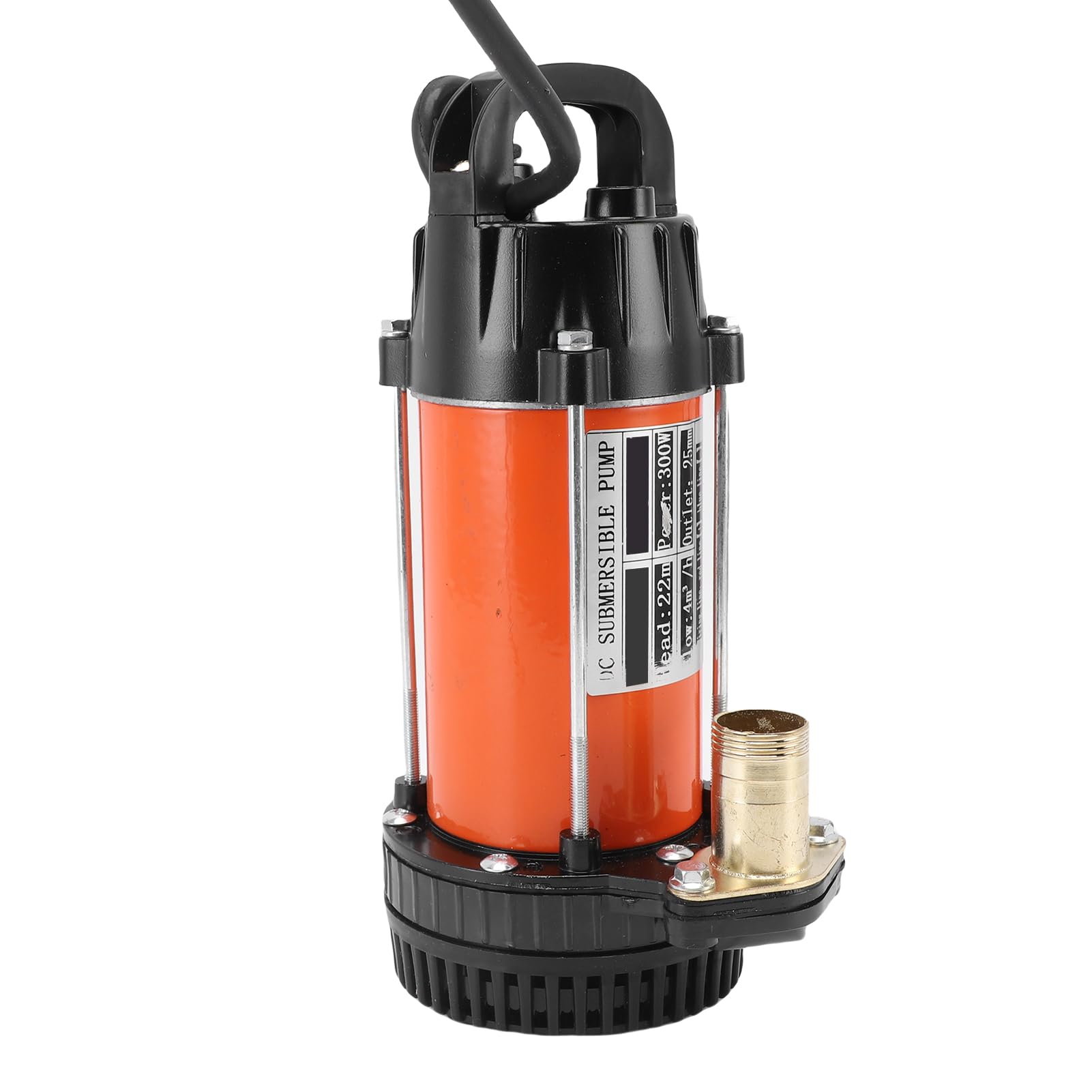 Bomba de Pozo Profundo de 300W, Eficiente, Solar, Sumergible, para Suministro Confiable de Agua, Hogares, Granjas, Bomba de Pozo Profundo de 1 Pulgada y 300W (CC 24 V)
