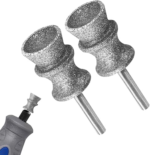 TSLOBIT Accesorio para amoladora de uñas de perro de diamante, rueda de 18 pulgadas para amoladora de uñas de perro Dremel, broca giratoria de