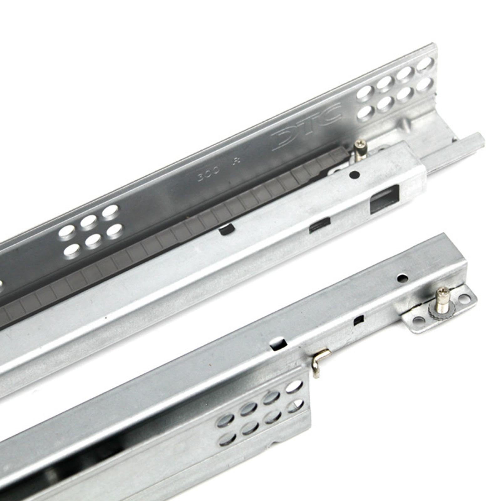22 Inch Heavy Duty Soft Close Drawer Slides (1 Pair)?Metal Heavy Duty Ball Bearing and Full Extension Cabinet Drawer Slides - 200 LB Capacity, Made of Cold-Rolled Steel.?Black?