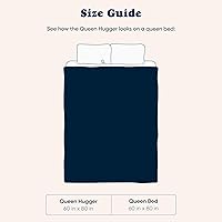 Vista 7 de Bearaby Manta Pesada con Peso de Relleno Oceánico Hugger (Gris Asteroide, 20 libras)