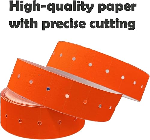 Miniatura 5 de HC Kenshin - Etiquetas para pistola de precio de 40 rollos, 20,000 etiquetas de precio en blanco, etiquetas de precios de 1 línea de 8 bits para