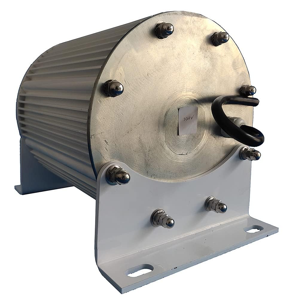 Generador magnético permanente de 3 kW sin transmisión, corriente alterna trifásica 48 V/96 V/120 V/220 V/380 V, 333 rpm, turbina de viento y agua, alternador hidroeléctrico con salida AC de 3 fases