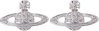 Saturn earrings Classic Saturn Planet Gold zircon inlaid Saturn earrings, good gift for girls and women