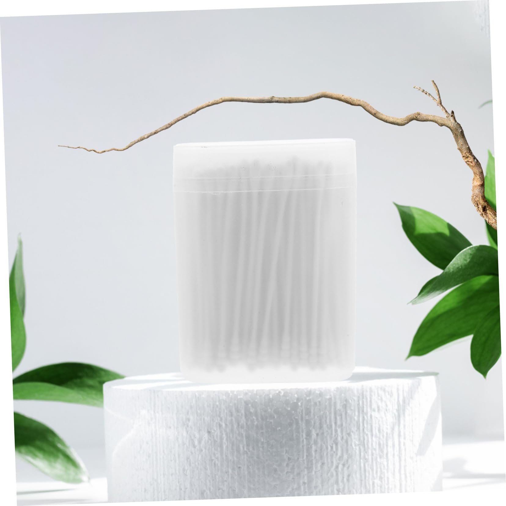 200pezzi Cotton Fioc Morbidi per Ragazza Cotton Fioc con Bastoncini Sottili per Pulizia Delicata e Compiti Cosmetici in Confezione Pratica