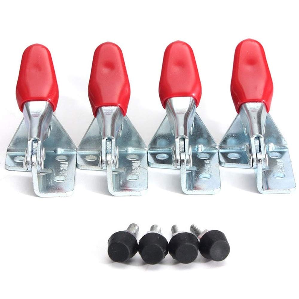 4pcs GH-201A Pince à Bascule 27KG Clamp Set Or