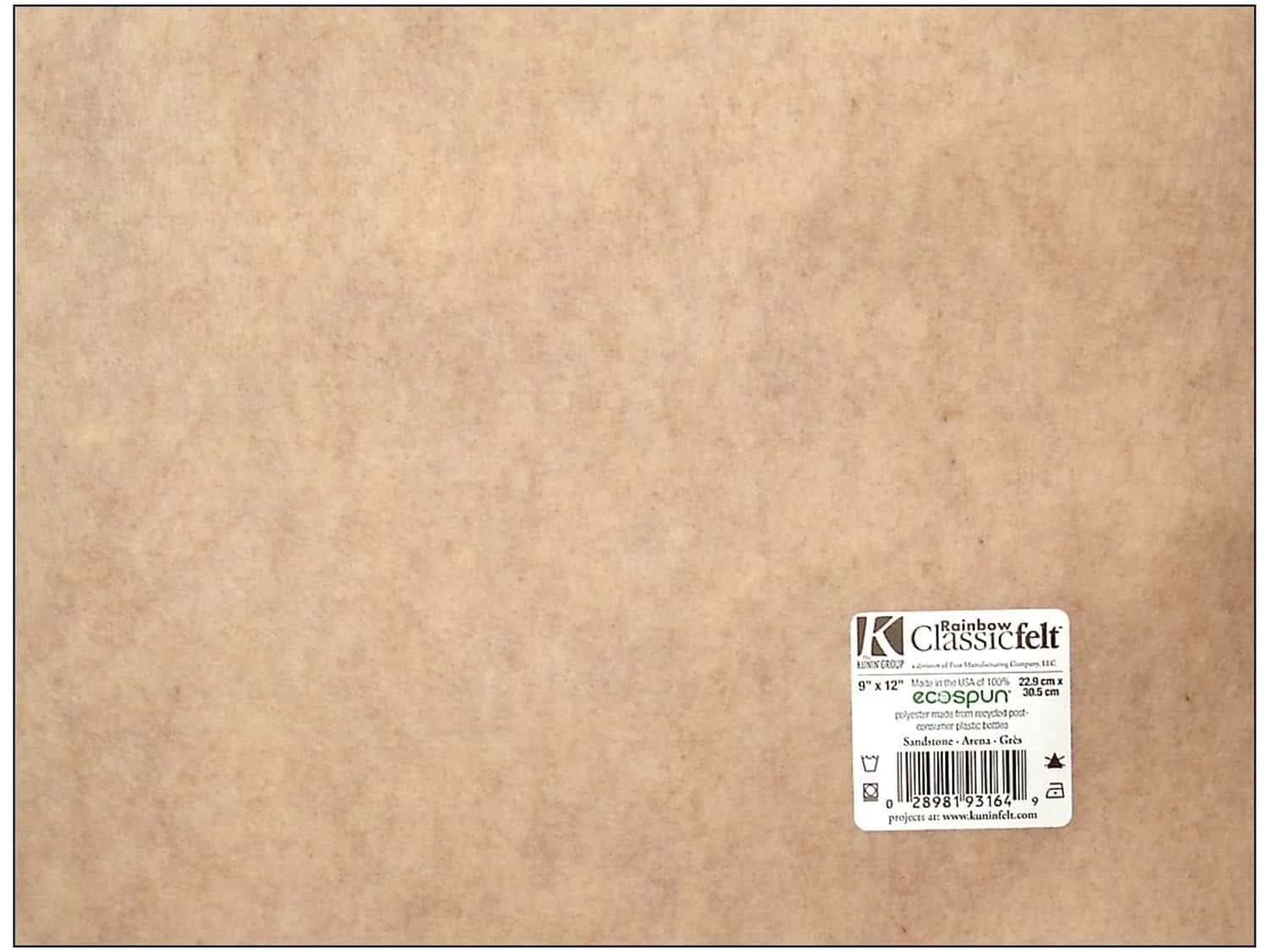 Kunin Classic Felt Sheets - 9 x 12 in. - Sandstone (24 Sheets)