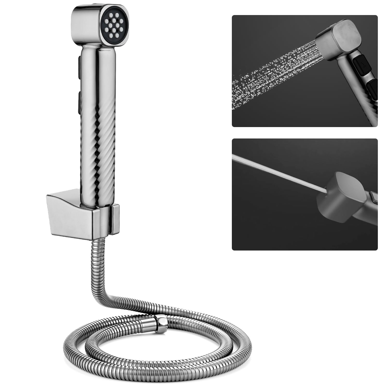 ALTON SHR20005 ABS Dual Function Health Faucet with SS-304 Grade 1.25 Meter Flexible Hose Pipe and Wall Hook, Silver(Jet Spray for Toilet) (B0CZQMFB1C) Amazon Price History, Amazon Price Tracker