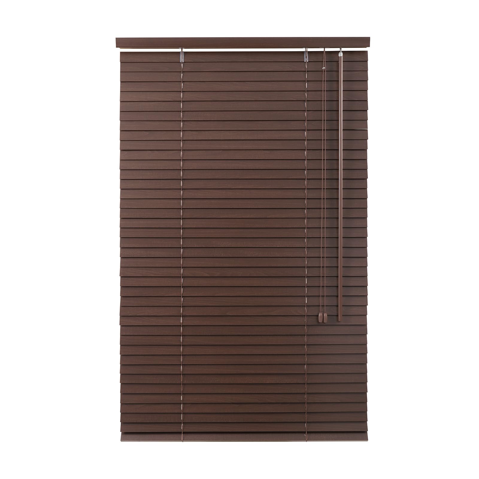 Sekey Jalousie Holzjalousie 35mm Holz jalousien Jalousette Echtholz Anpassbare Jalousie 40x130cm Eichenoptik