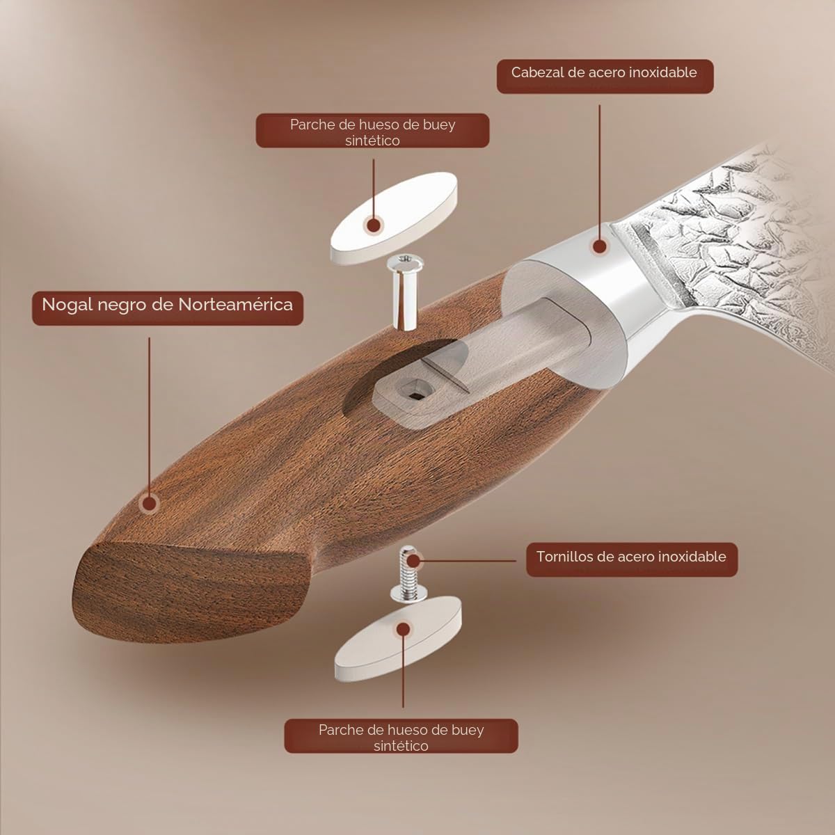 XINZUO 18.5cm Cuchillo Santoku Japonés AUS-10 Acero Damasco,Patrón Martillado Cuchillo de Cocina para Verduras,Forjado a Mano Cuchillo de Cocinero Chef Multifuncional-Mango de Madera de Nogal Negro