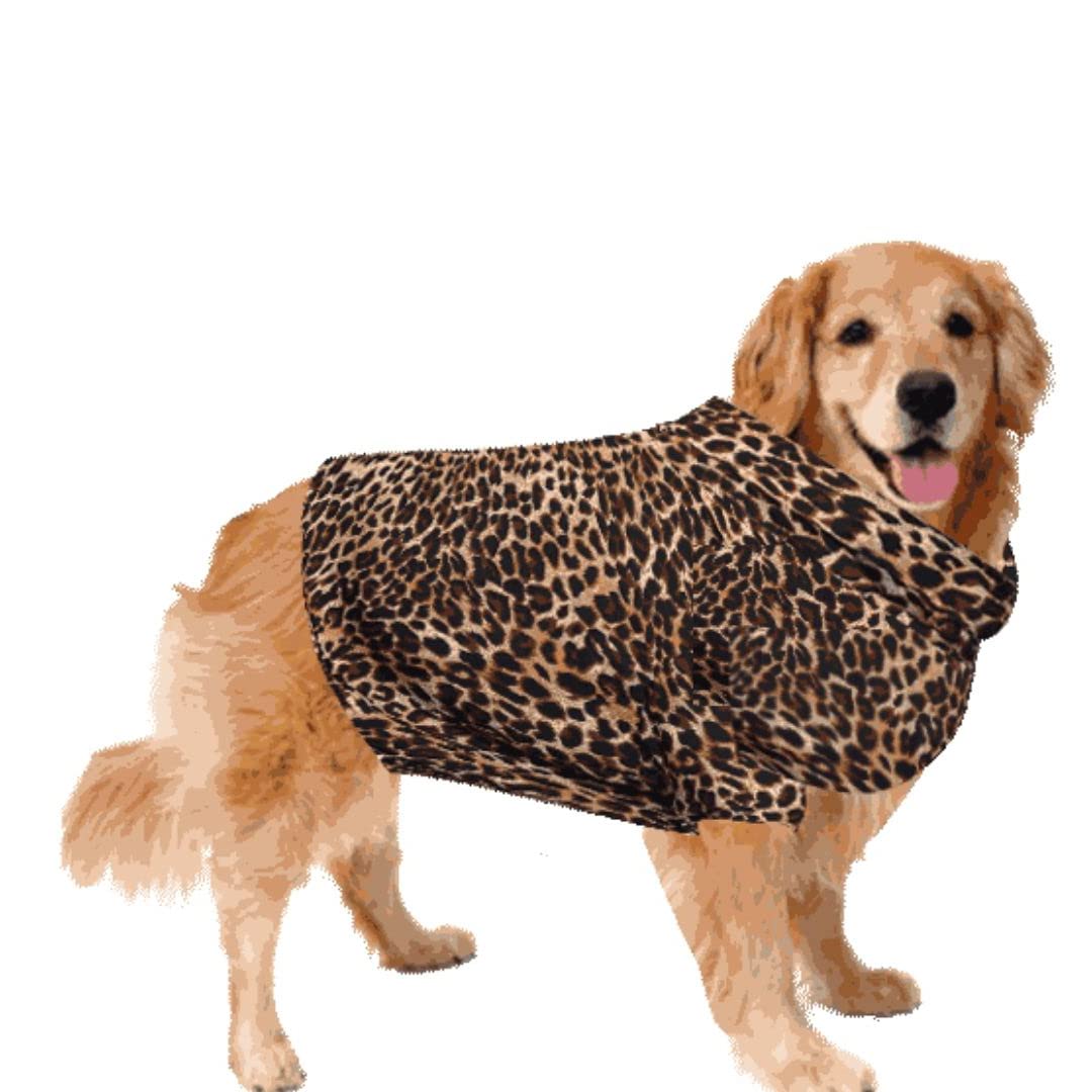 Sage Square Crazy Printed Dog Shirt, Trending Dog Shirt, Ultra Soft & Light Weight, Comfortable & Breathable Dog Apparel, Trendy Outfit (Large - 20 inch) (Cheetah Print) (B0B5ZDMWQY) Amazon Price History, Amazon Price Tracker