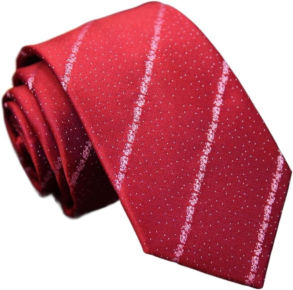 Formal Polyester Yarn-dyed Tie Wedding Ceremony Bridegroom Best Man Romantic Proposal