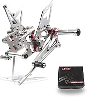 Vista 25 de Arashi (Versión 2.0) Estriberas traseras ajustables para SUZUKI SV650 SV650S SV650X 2016-2023 Accesorios de motocicleta Estriberas reposapiés juego