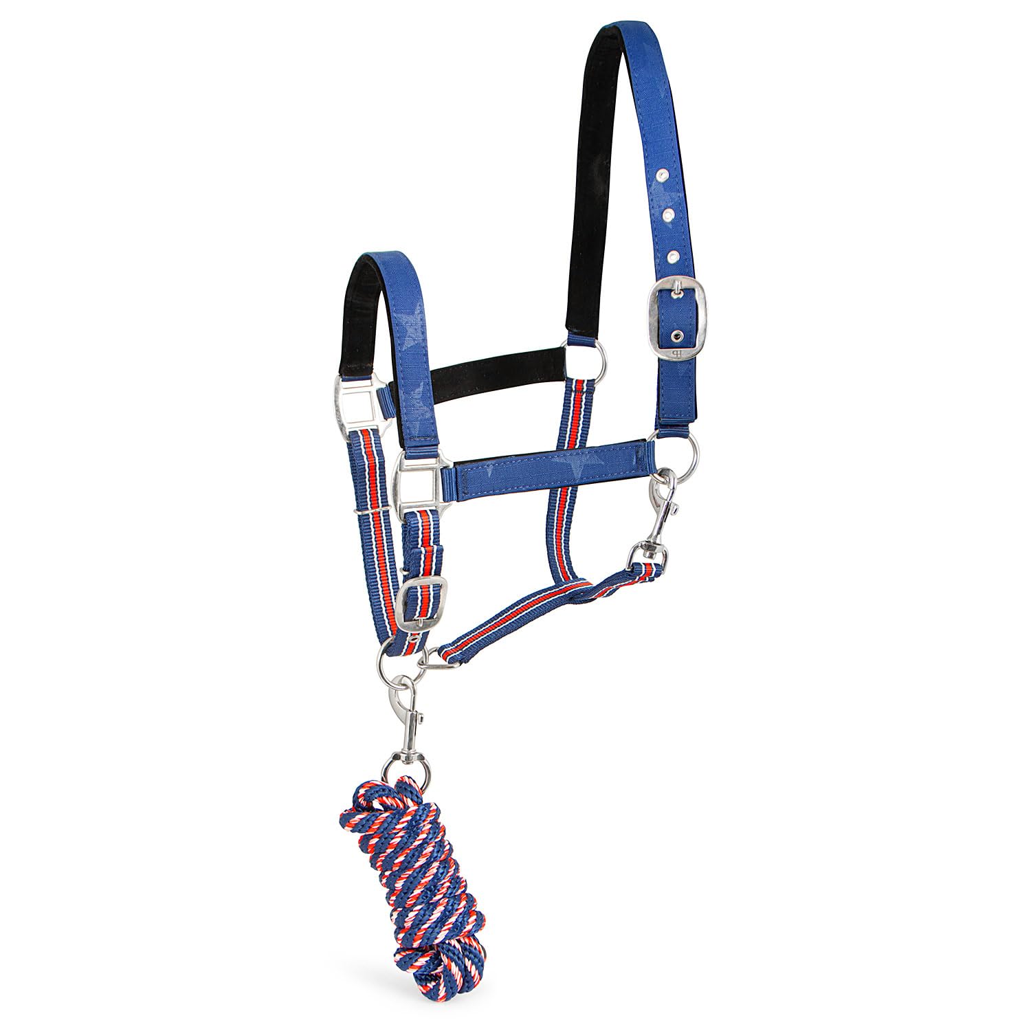 Jeffers Poplar Head Horse Halter & Lead Matching Set, Full, Allegiance - Durable & Adjustable Design for Horses, Equestrian Accessories, Perfect for Gifts, Good Apparel Choice