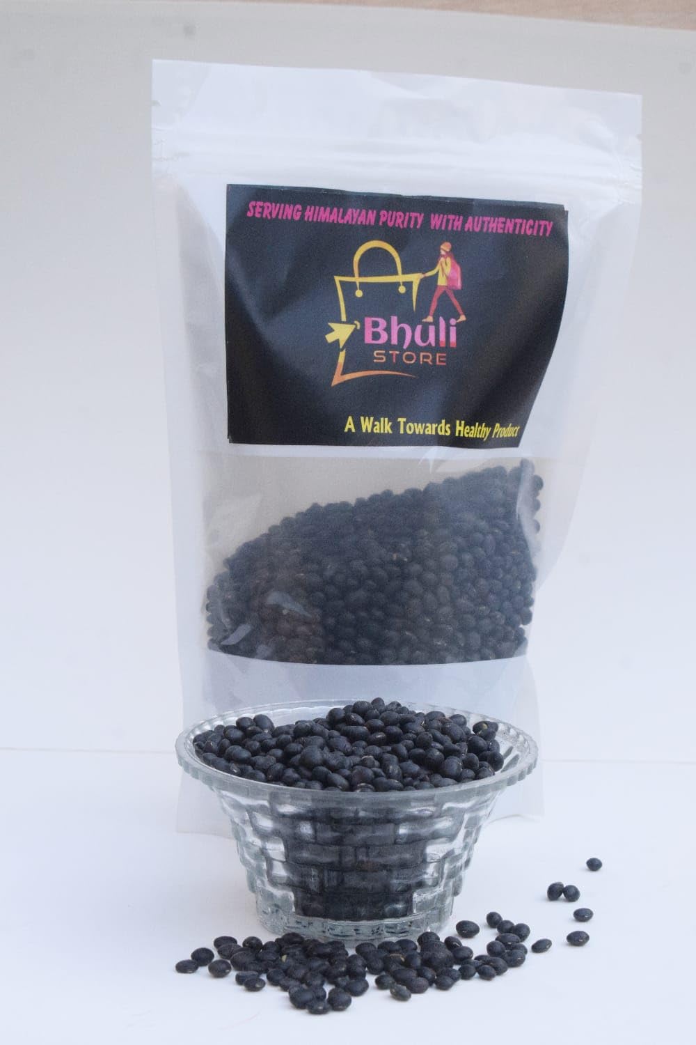 Bhuli Store Pahadi Gol Bhatt Dal/Black dal/Black soyabean|Unpolished|No Additive|Natural dal From Uttrakhand (1Kg) (B0CV9MWGJC) Amazon Price History, Amazon Price Tracker
