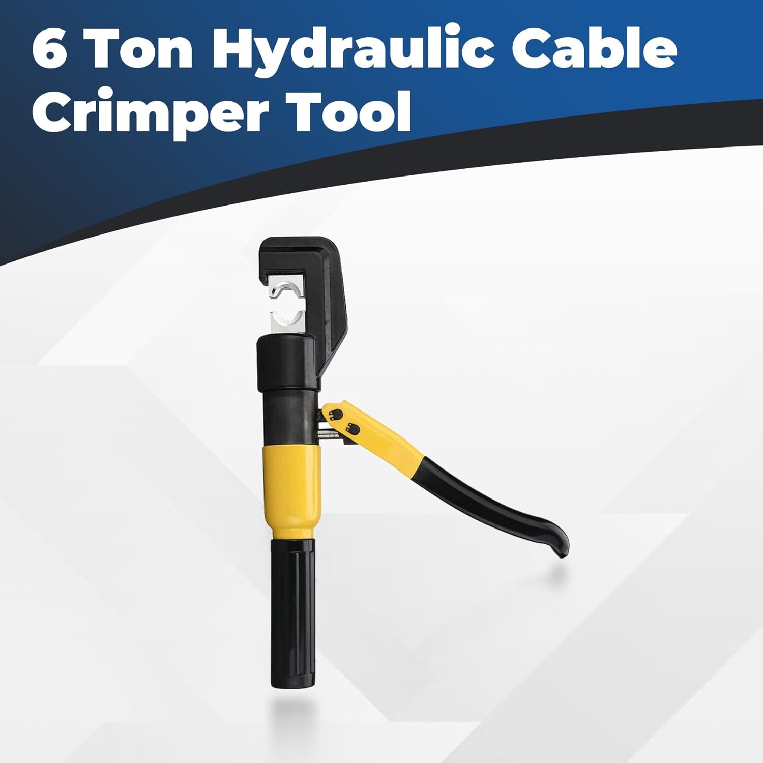 6 Ton Hydraulic Wire Cable Lug Terminal Crimper Crimping Tool 9 Dies
