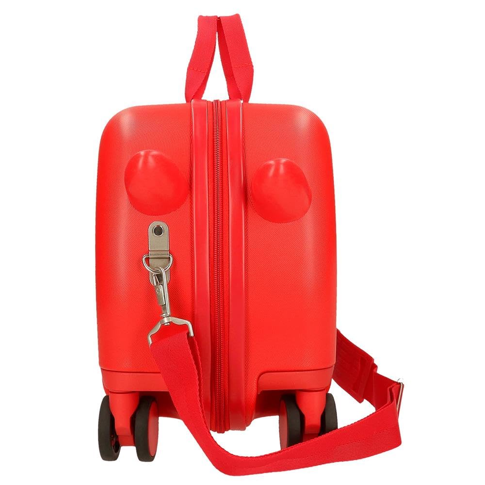 Joumma Disney Cars Trip walizka dziecięca czerwona 45 x 31 x 20 cm twardy ABS 24,6 l 1,8 kg 2 koła bagaż podręczny, Czerwone, walizka dziecięca