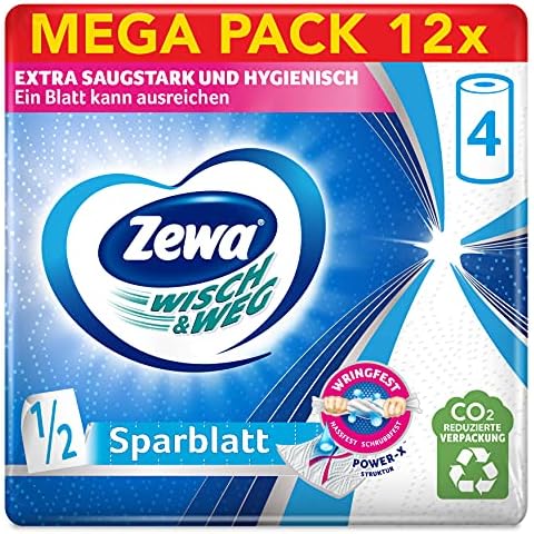 Zewa Wisch und Weg Sparblatt Küchenrolle Cover