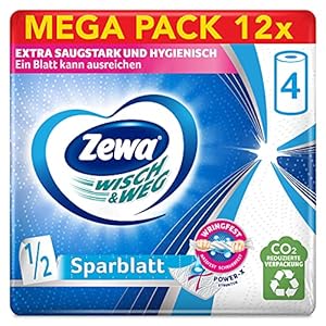 Zewa Wisch und Weg Sparblatt Küchenrolle 48 Stück