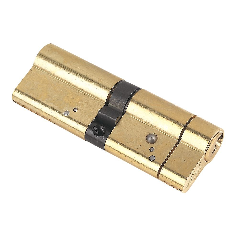 Yale Gold As4545pb Anti Snap Safety Cylinder,