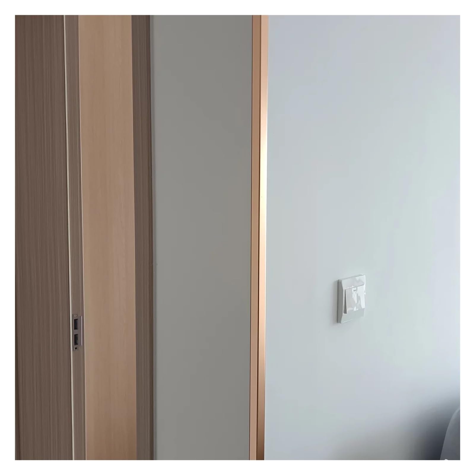 Paraspigoli Profilo Angolare Spigoli Paraspigoli A L Protezioni Angolari Per Pareti, Alluminio Strisce Protettive Per Angoli Delle Pareti, Con Strisce Adesive(Gold,Length 140cm/55.1 in)