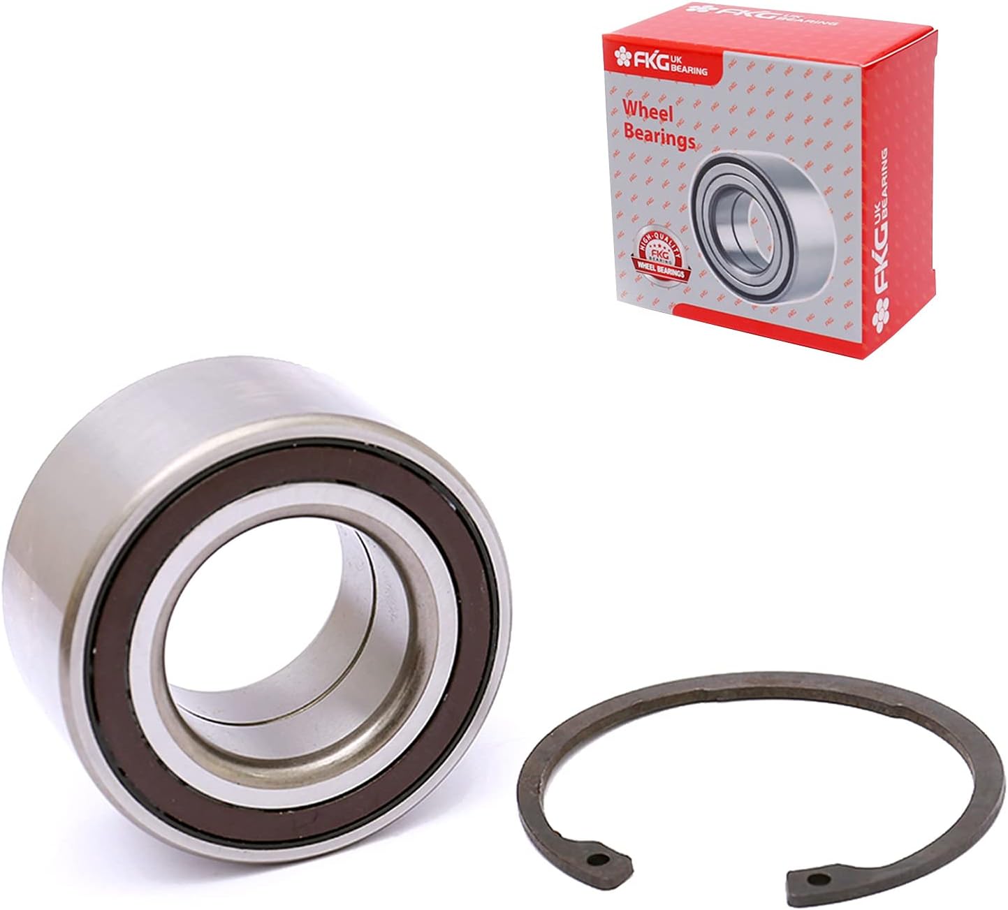 FKG 510090 Front Wheel Hub Bearing - Fits 07-12 Dodge Caliber, 07-17 Jeep Compass/Patriot, 08-15 Mitsubishi Lancer (FWD), 07-16/11-16 Mitsubishi Outlander/Outlander Sport