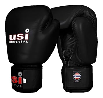 USI Universal Muay Thai Gloves (609MT1) (10oz, Black)