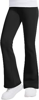 KEREDA Schlaghose Mädchen Thermo Leggings Kinder Gefüttert Flared Hosen