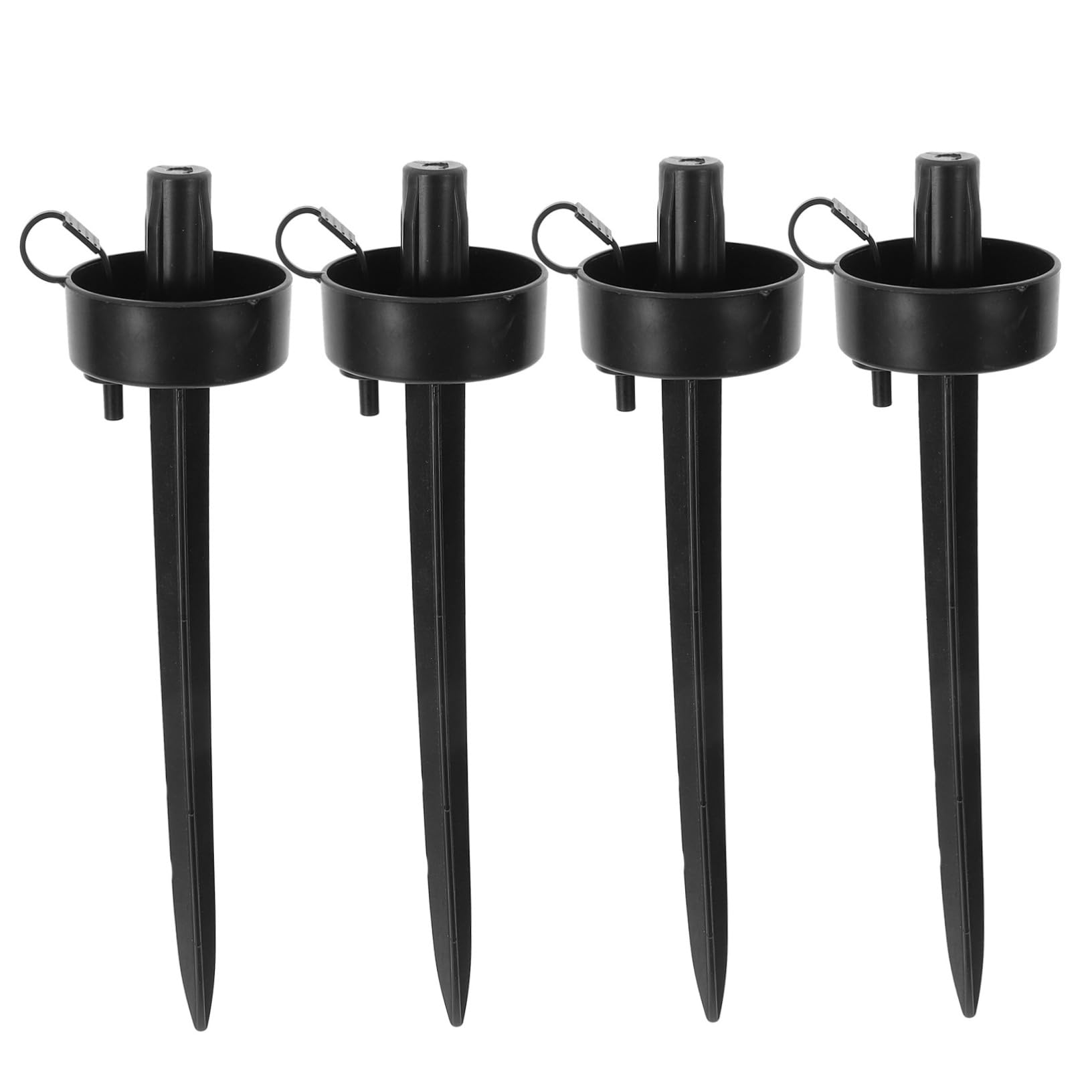 Holibanna Solar-Powered Drip Irrigation Spikes 4 Pack Automatic Plant Watering System for Care