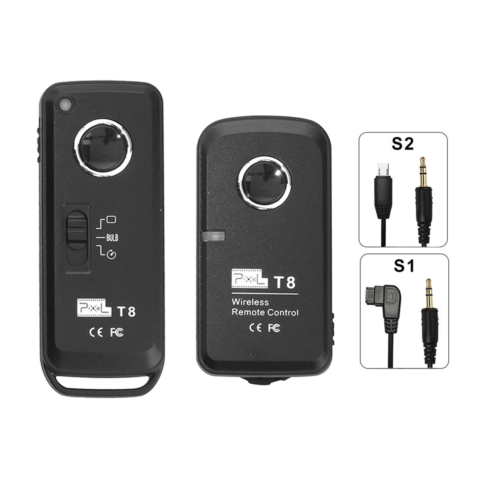 Kamera Fernauslöser Fernbedienung Kabellose S1/S2 Kompatibel mit Sony a7, a7II, a7IV, a6300, a6400, a6500, a99, a99M2, a77, a77M2, a580, a560, a550, a500, a350, RX10M2