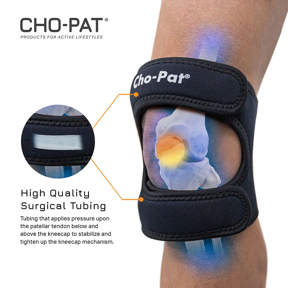 ChoPat Dual Action Knee Strap, Provides Full Mobility and Pain Relief