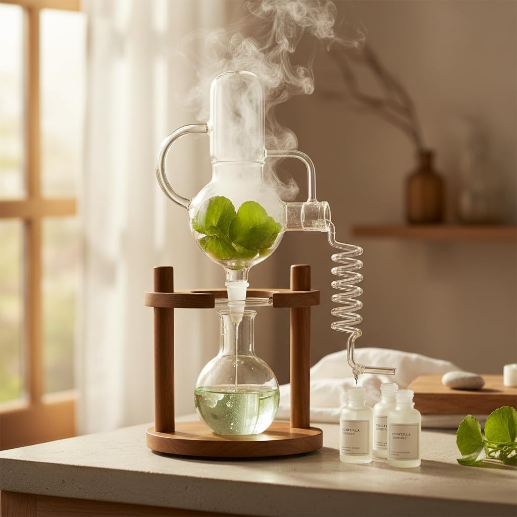 THE Plant Base CICA Distillate Toner 6.6 fl.oz - 85% Pure Centella Asiatica Distillate, Waterless Calming Face Toner for Blemish-Prone Sensitive Skin, Pore Care & Cooling, Vegan K-Beauty