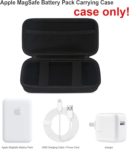 Miniatura 2 de Elonbo Carrying Case for Apple MagSafe Charger Battery Pack, Hard Travel Organize Bag for Mag Safe Magnetic Power Bank for iPhone 1313 Pro, Extra