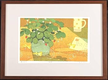 本荘正彦 冬日 Amazon.co.jp: 本荘正彦 昼下がり 花 絵画 苺 インテリア 熱帯魚 絵 木