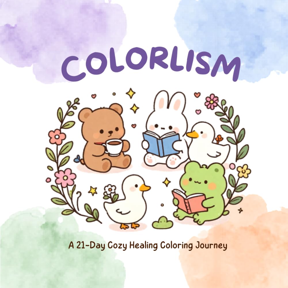 A 21-Day Cozy Healing Coloring Journey: A Cozy Healing Coloring Book for Relaxation and Mindfulness