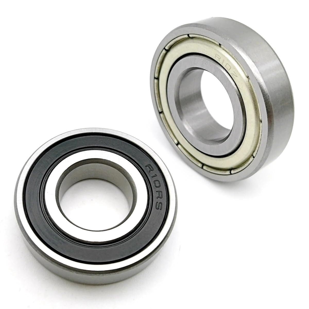 Abgedichtete Lager, 10 Stück R10ZZ/R10-2RS Zoll Kugellager 5/8x1-3/8x11/32 einreihige Rillenkugellager R10RS R10Z Lager(R10ZZ)