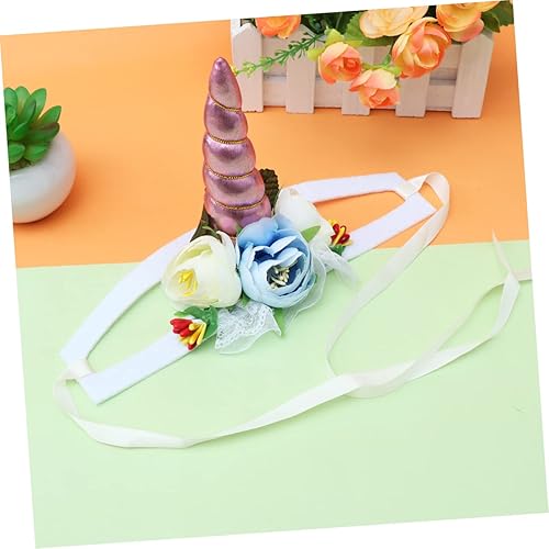 Miniatura 2 de Beavorty 2 sombreros de unicornio para perro, sombrero de vacaciones, disfraz de unicornio para perro, accesorios de fotografía de mascotas, disfraz