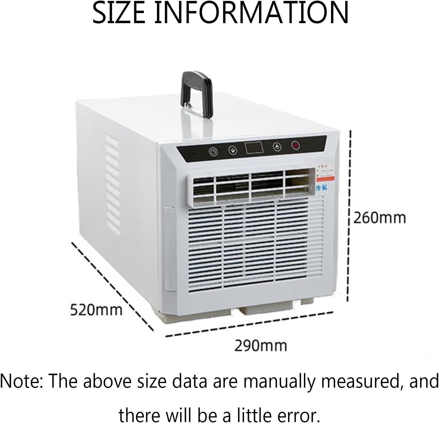 Portable Air Conditioner,Outdoor Utility Portable Dehumidifier 4436BTU Tent Air Conditioner, 24V DC 220V 3 Wind Speeds for Van Life, Camping Tent, Outdoor, Indoor