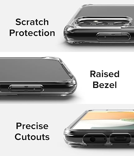 Miniatura 4 de Ringke Fusion - Funda compatible con Samsung Galaxy A13 5G, transparente, delgada, parte trasera dura, a prueba de golpes, de poliuretano